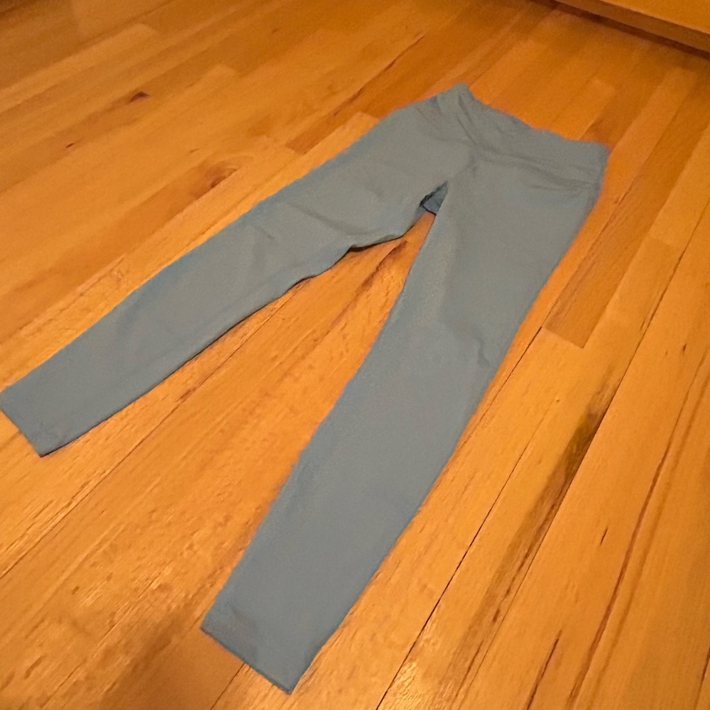 High Waist Leggings Tummy Control Gym Athletic Women's Size S blue
